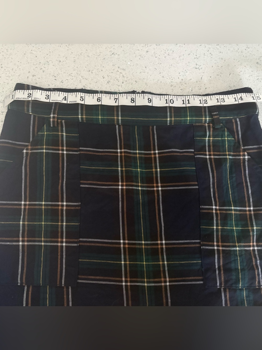 Sky and Sparrow Plaid Mini Skirt M Dark Academia Preppy Y2K Vibe - Picture 5 of 7